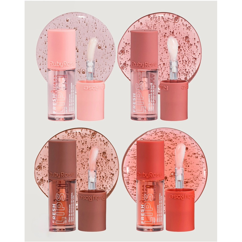 Lip Oil Fresh Lips Ruby Rose | Hidratante Labial