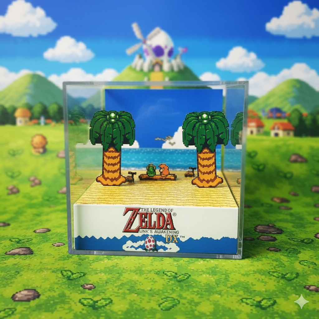 Cubo diorama The Legend of Zelda: Link's Awakening