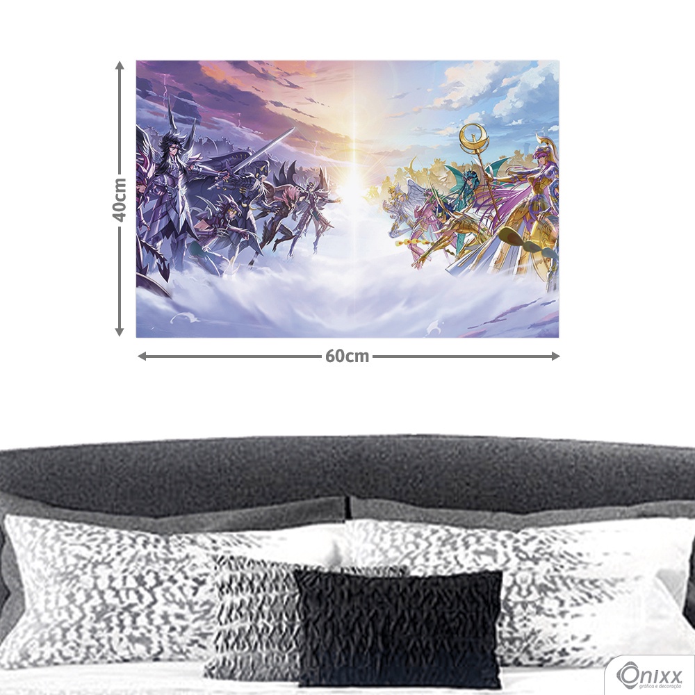 Painel Decorativo Saint Seiya Awakening 60x40cm