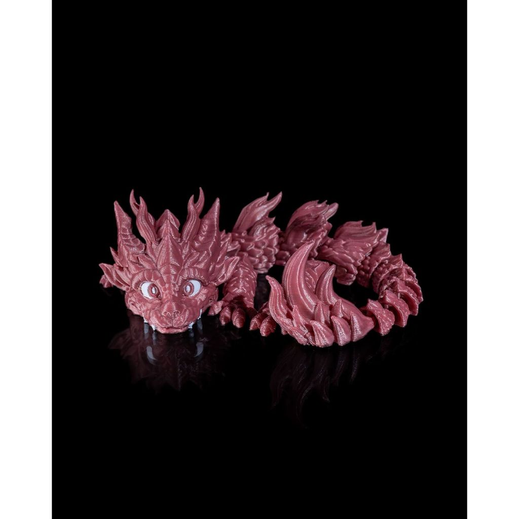Dragão Flexível Articulado – Impressão 3D – Boneco Decorativo Colecionável