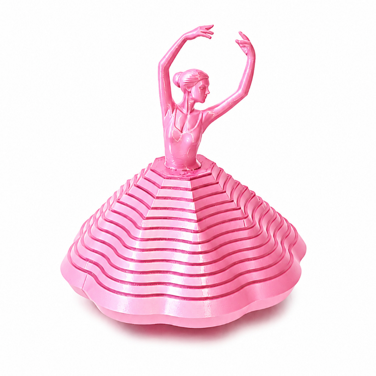 Bailarina Fidget Decorativa Antiestresse | Enfeite Articulado para Mesa e Decoração