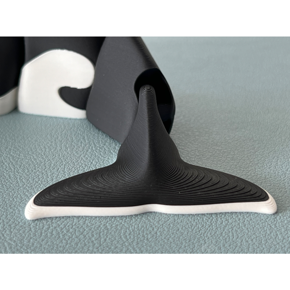 Baleia Orca Articulada Brinquedo Decorativo - Impressão 3D