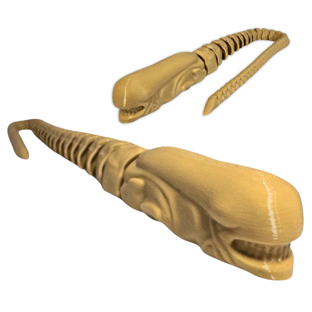 Alien ChestBurster Articulado | Impressão 3D | Alien Vs Predador | Decorativo Criativo 43cm