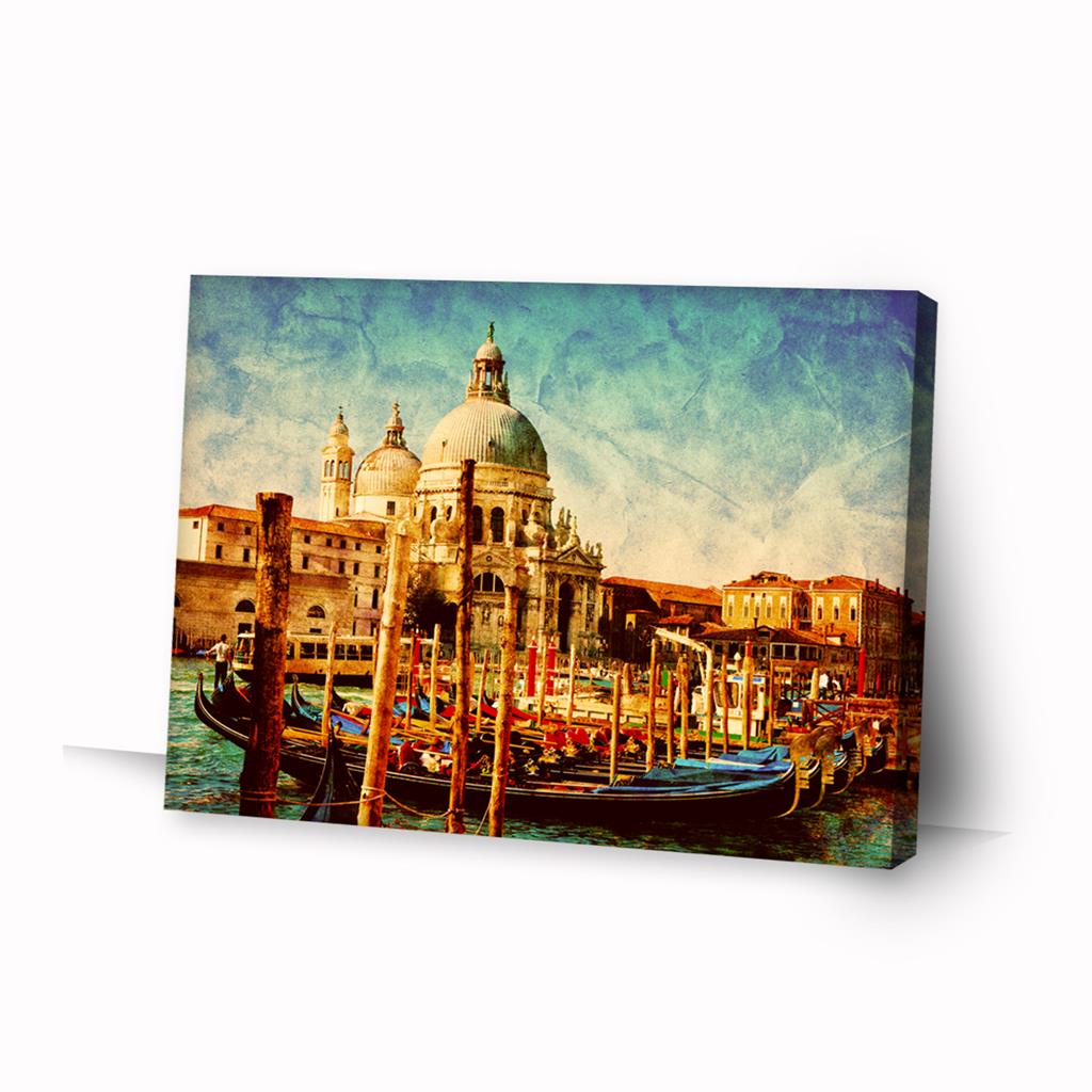 Quadro Decorativo Canvas Sala Quarto Paisagem Vintage Veneza