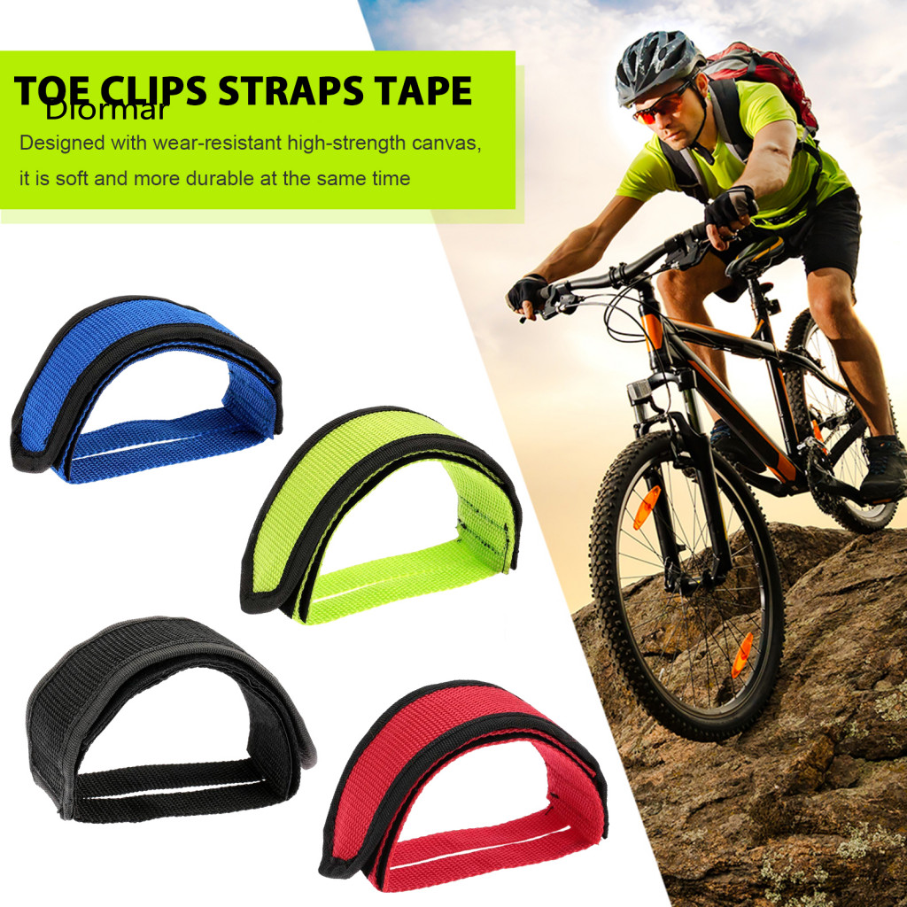 Bike Supplies Outdoor Pedal Straps Toe Clips 2pcs Adjustable with Fastener Tape Anti-slip Wear-resistant Ultra-light Bic