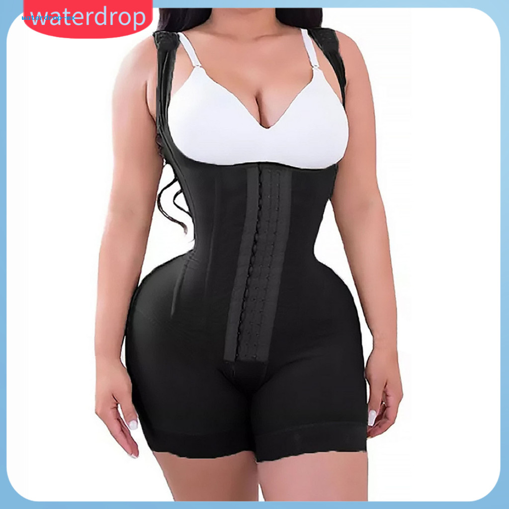 Women’s Shapewear Romper with Anti-slip Stripes Adjustable High Elasticity Tummy Control Breathable Body Shaping Jumps