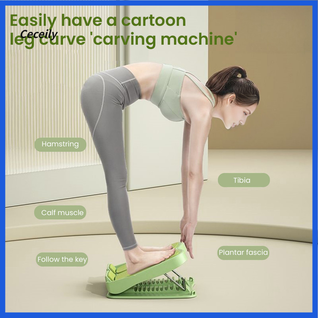 Calf Stretcher Anti-slip Foot Adjustable Slant Board with 16 – Massage Ankle Mobility Physical Therapy Wedge for Men W
