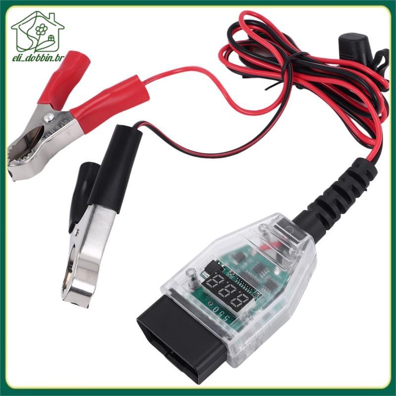 [eli_dobbin.br] Carro OBD2 ECU Conector Bateria Saver Auto Memory Savers Automotivo Emergência Plugue Elétrico Salvar