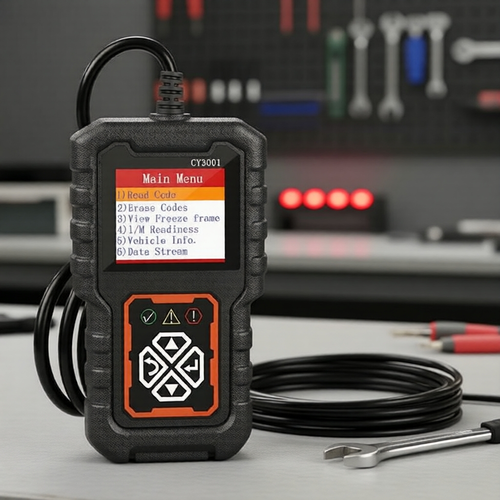 Leitor de Códigos de Diagnóstico OBD2 para Auto, Apaga Códigos de Falha do Motor, Teste da Bateria, Reinicialização da
