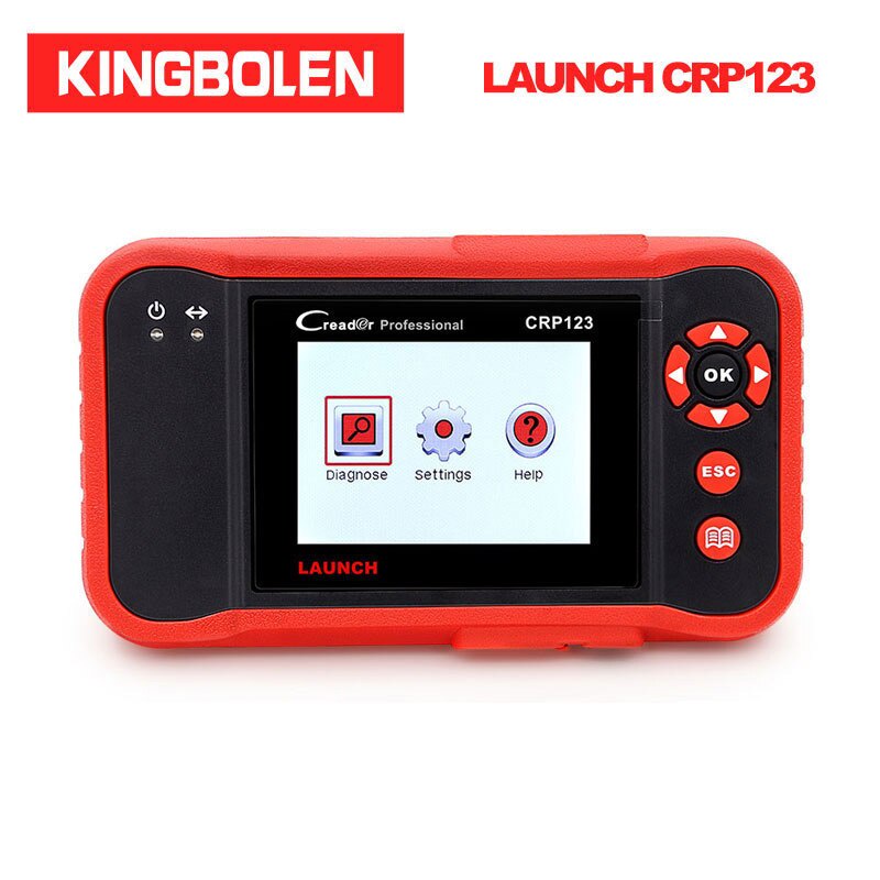 Lançamento CRP123 ABS/SRS/Transmissão/Motor 4 Sistemas Leitor De Código OBD2 OBDII Ferramenta De Diagnóstico Auto Scanne