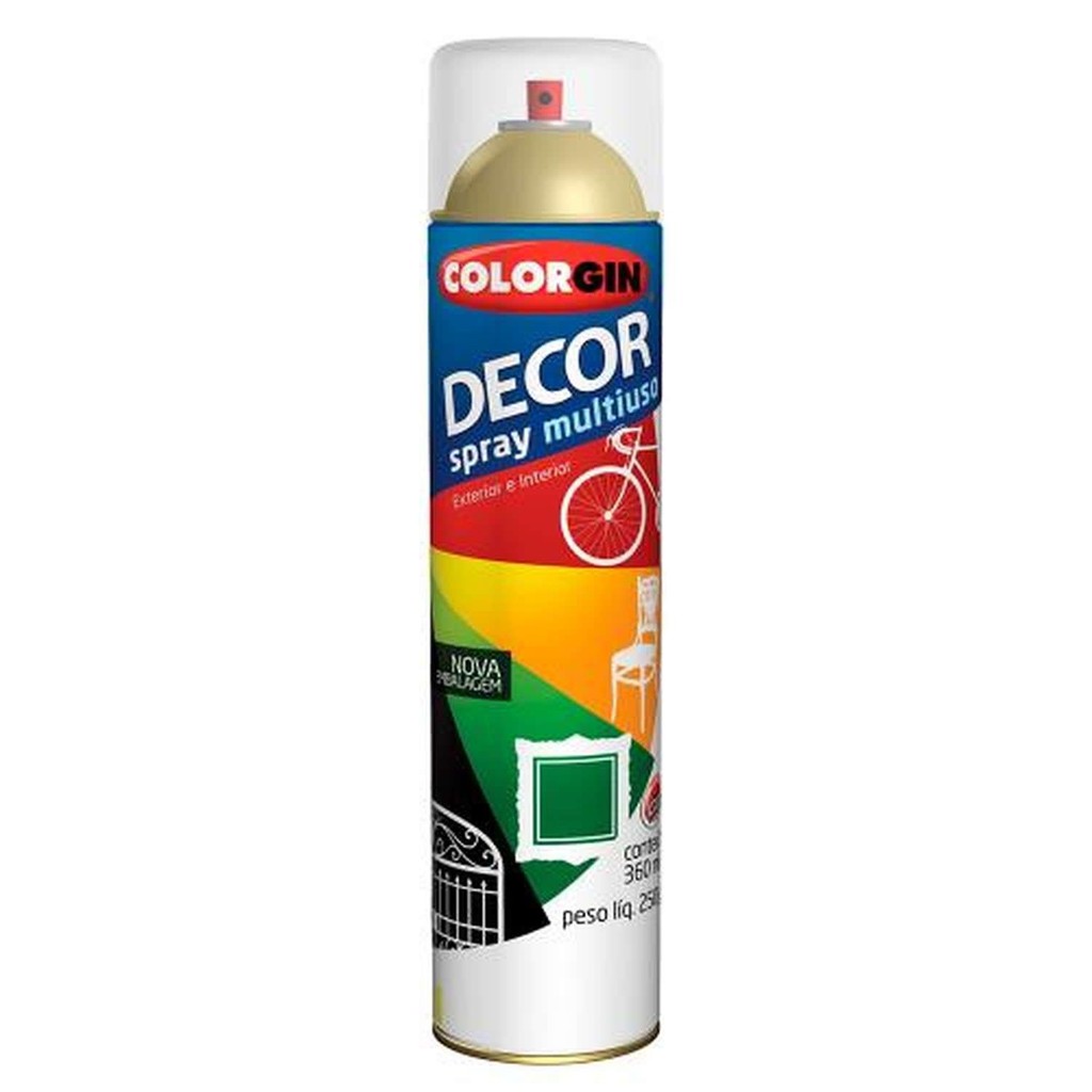 Spray Verniz Acrílico Incolor Multiuso 360ml - Colorgin
