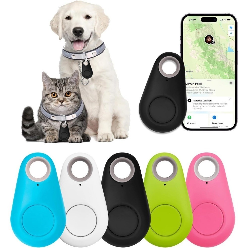 Rastreador Bluetooth Chaveiro GPS Anti Perda Localizador para Chaves Mala Bagagem Pet Crianças Veículos