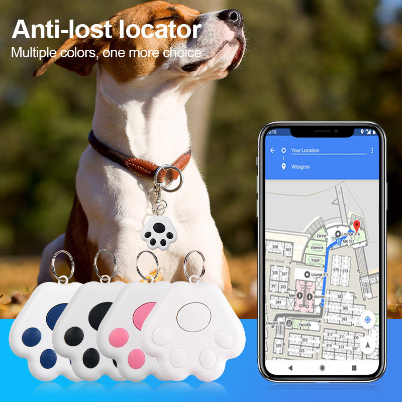 Chave localizadora Bluetooth inteligente para animais de estimação, crianças idosas, rastreador inteligente, Anti-perda,