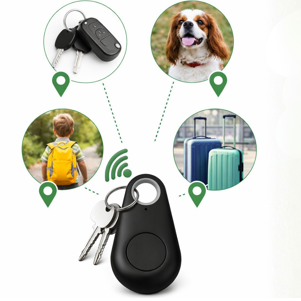 Localizador Rastreador GPS Bluetooth Portátil Anti Perda Para Chaves Pets E Crianças