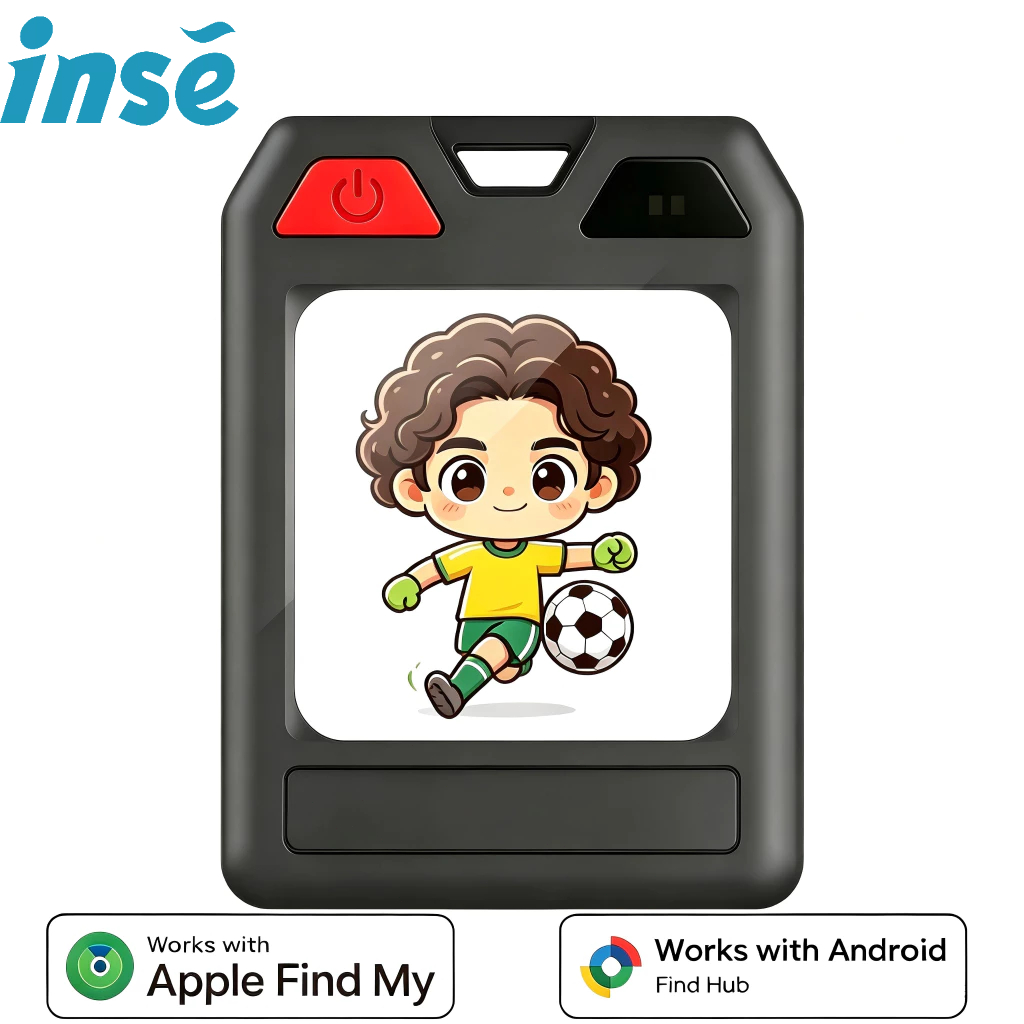 Localizador Tinta Eletrônica Personalizável Bluetooth | Anti-perda Compatível Apple e Android