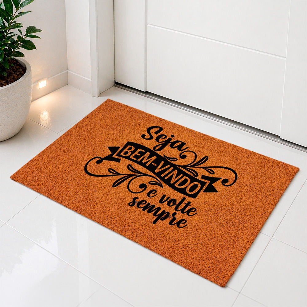 TAPETE PARA PORTA DECORATIVO - 34X60 - 2mm