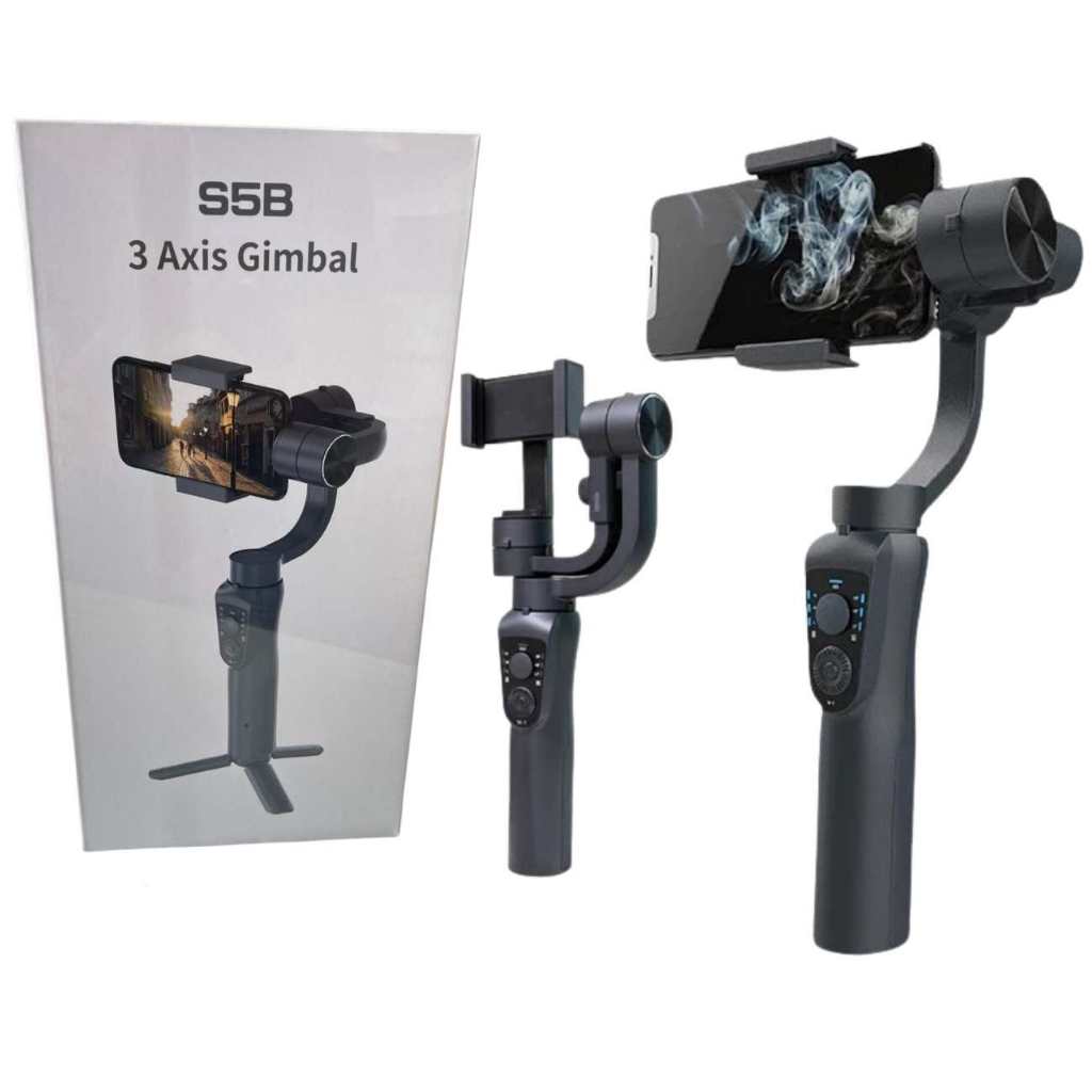Estabilizador Gimbal Pro S5b 3 Eixos Com Tripe P/ Celular Smartphone Com Tripé