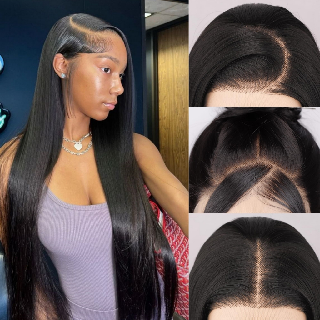 Peruca Frontal De Renda Aodbar De Onda Corporal De 28 Polegadas Para Mulheres , Transparente HD De 134 , Cabelo Sintétic