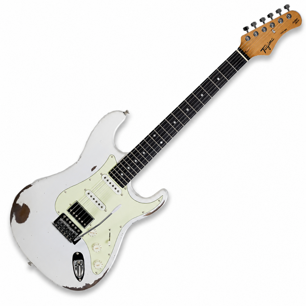 Guitarra Tagima Strato Relic 2s 1 H Escala Eccura Tga-580 Ow