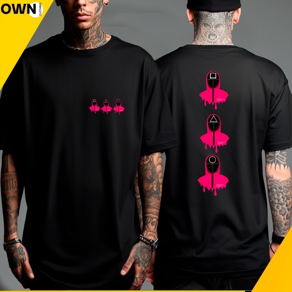 Camiseta Geek Serie Round 6 Camisa Round six 100% Algodão Premium T-shirt Fio 30.1  envio rápido