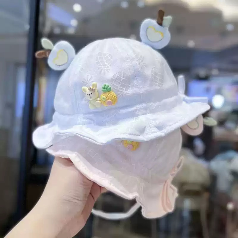 Chapéu de bebê verão fino bonito Super bonito menino bebê menina protetor solar guarda-sol balde chapéu do bebê da crian