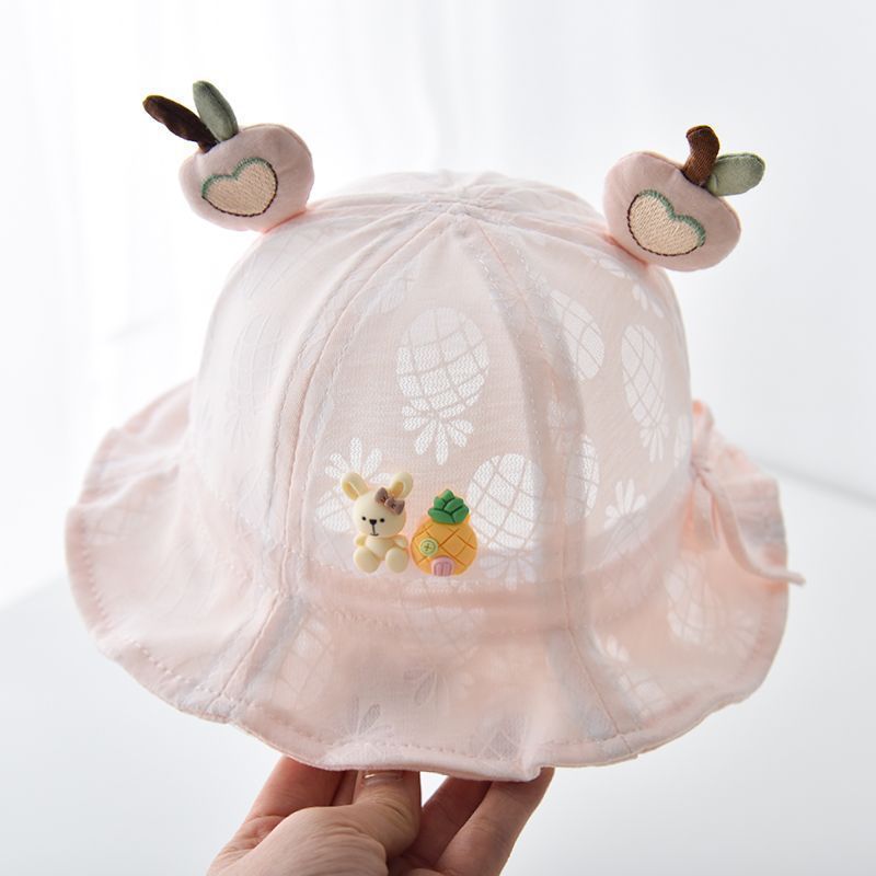 Chapéu de bebê verão fino bonito Super bonito menino bebê menina protetor solar guarda-sol balde chapéu do bebê da crian