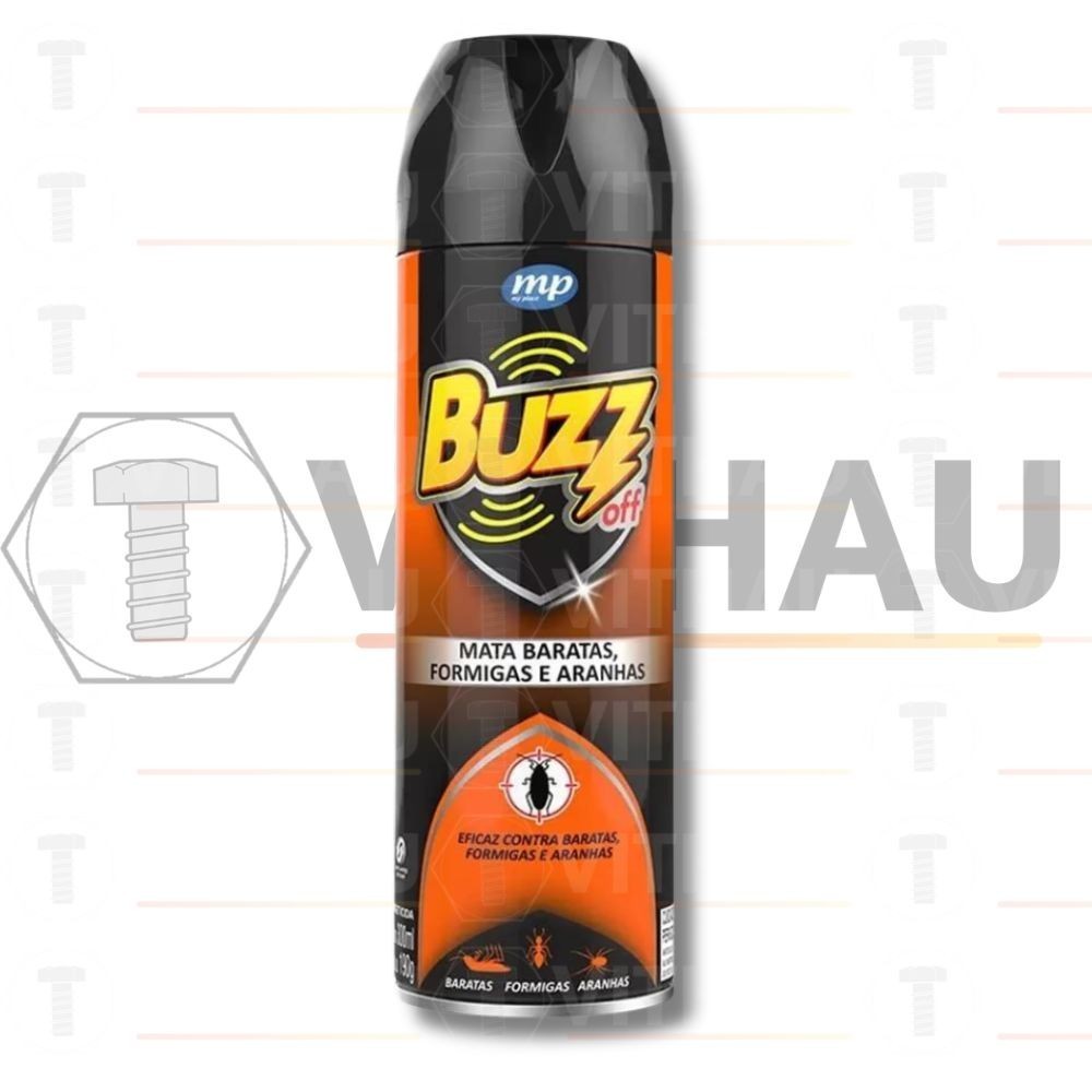 Inseticida doméstico Buzz off My Place 300ml Contra Baratas formigas e aranhas