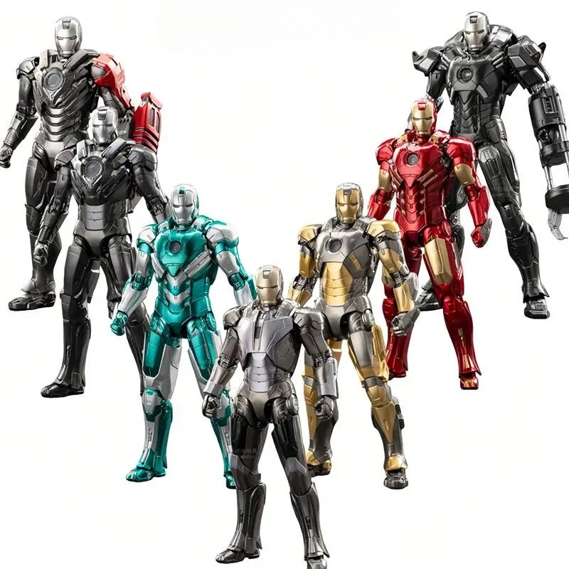 ZD Toys Homem De Ferro MK8 MK13 MK19 MK20 MK29 MK31 MK32 MK34 Conjunto De Bonecos De Ação De 6 Polegadas Em PVC Modelo C