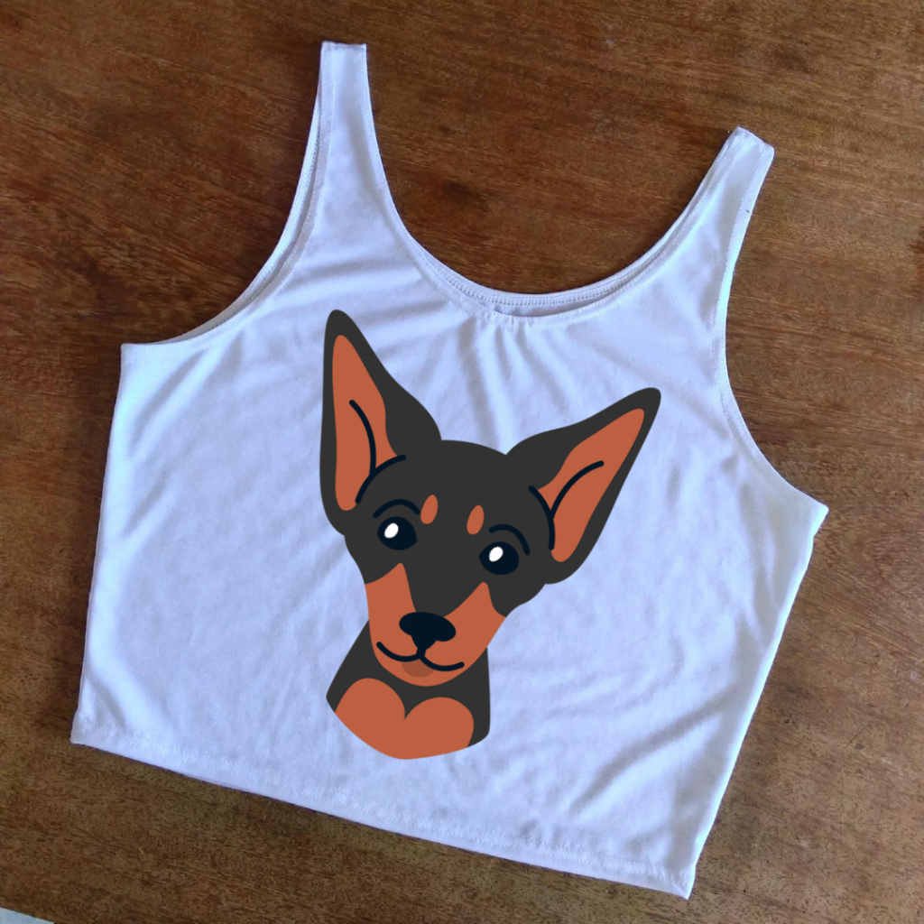 Cropped do Cachorrinho Pinscher - Feminino