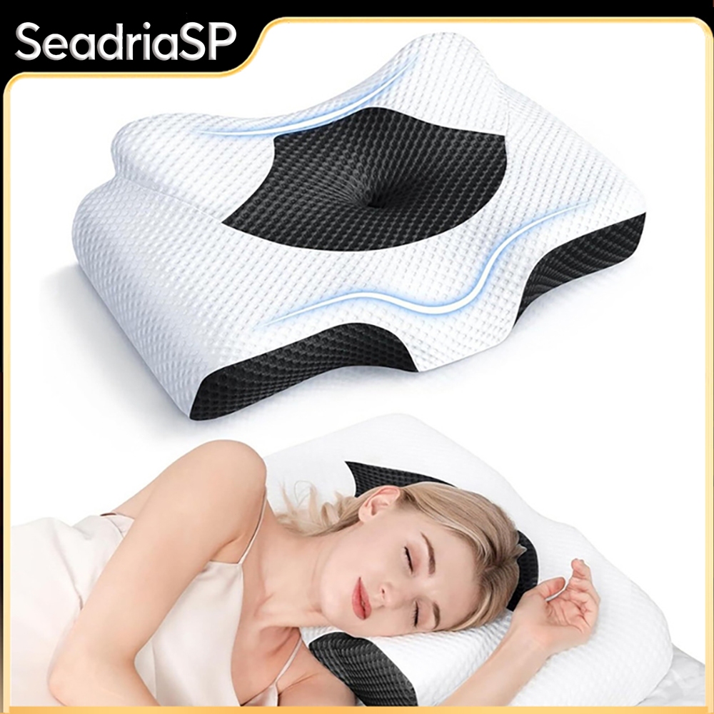 Almofada Cervical Ergonômica Memory Foam Conforto