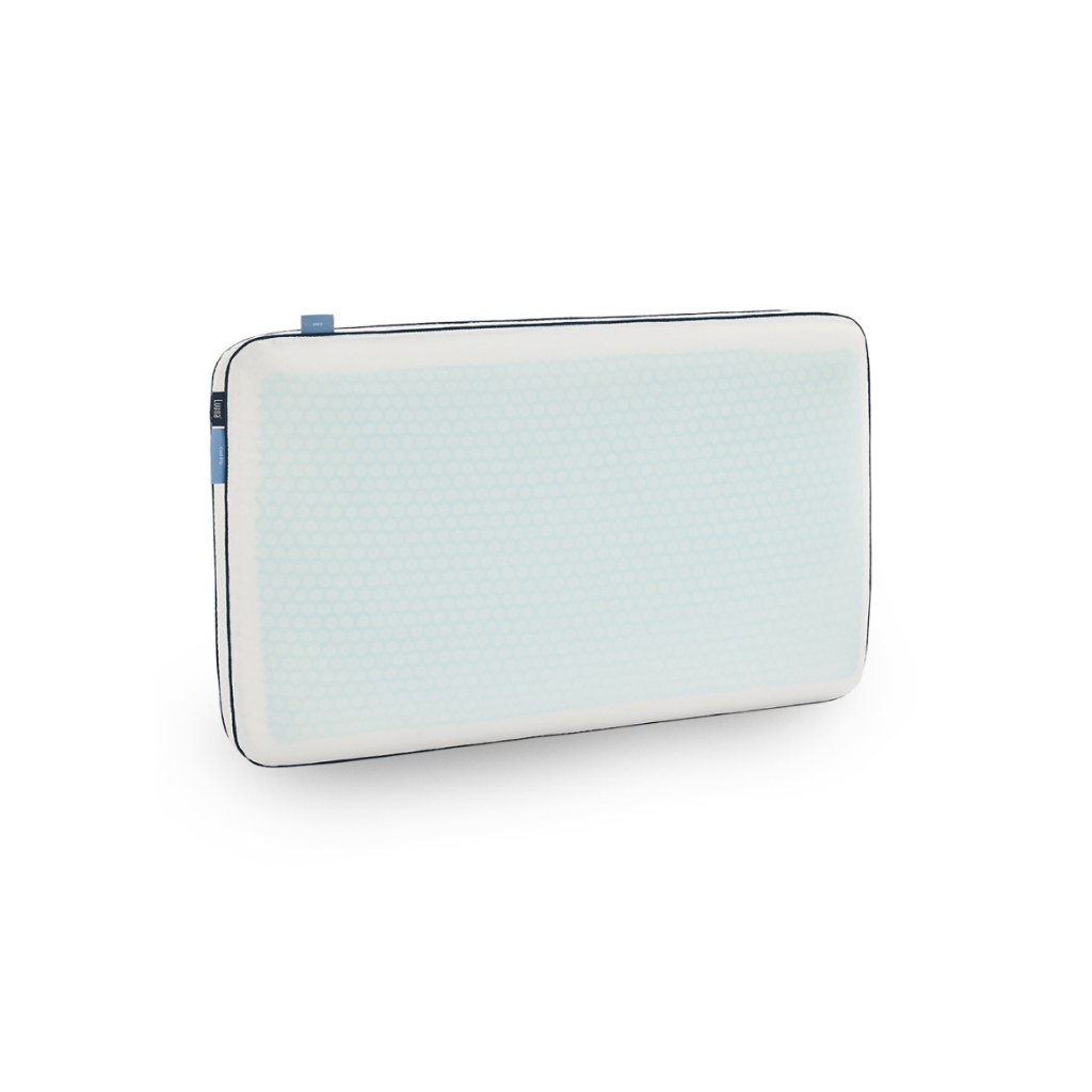 Travesseiro Solteiro Luuna Cool Flip Memory Foam, PCM Cooling, Capa Dupla Removível e Lavável