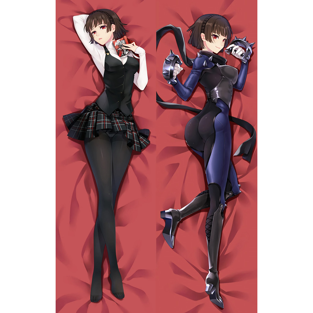 Persona 5 Dakimakura Long Hing Body Case Presente Anime Travesseiro Capa De Almofada 2 Vias