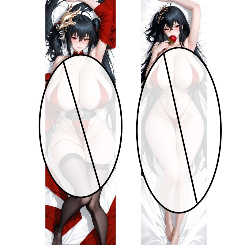 Anime Azur Lane Taihou Dakimakura 2WAY Hing Body Case Fronha Capa De Almofada