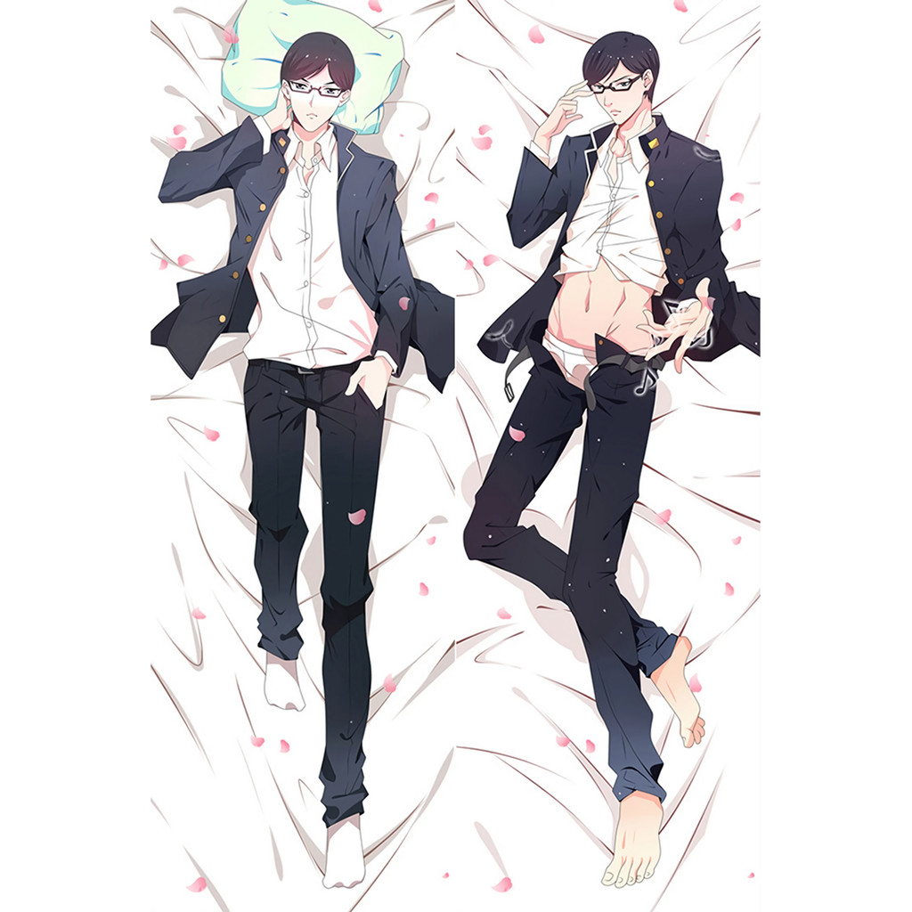 Anime Sakamoto Dakimakura Fronha Almofada Hing Body Case Jogo Otaku