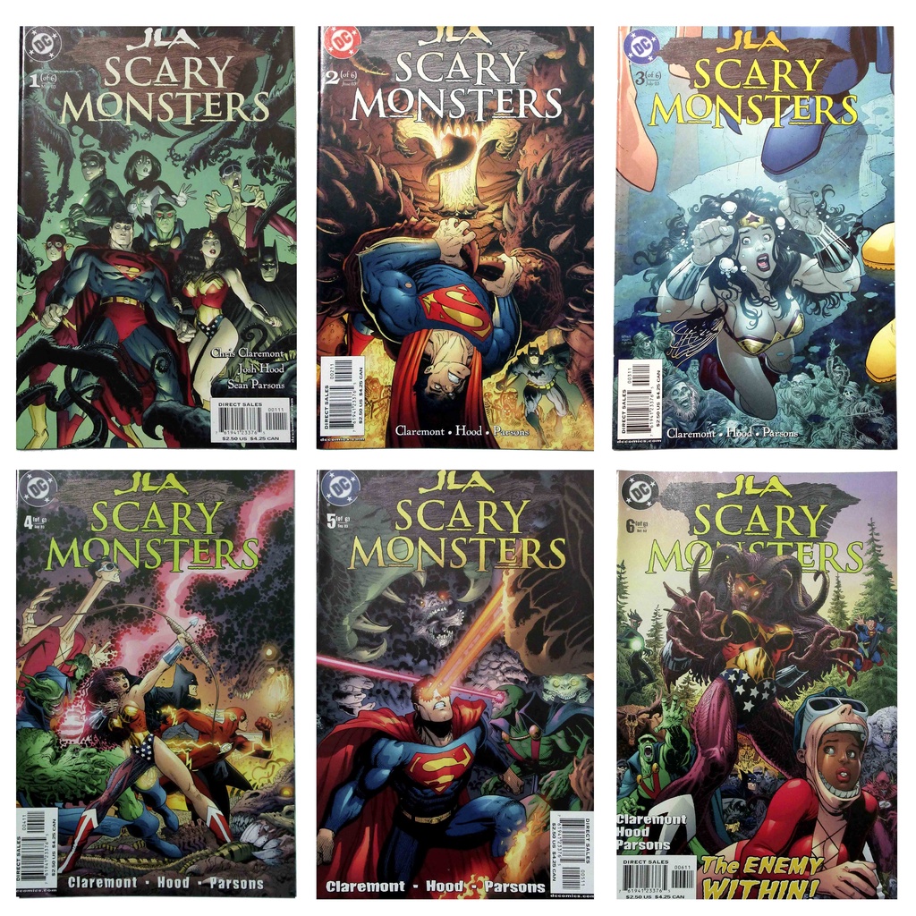 Hq Justice League America Jla Scary Monsters 1-6 Importada