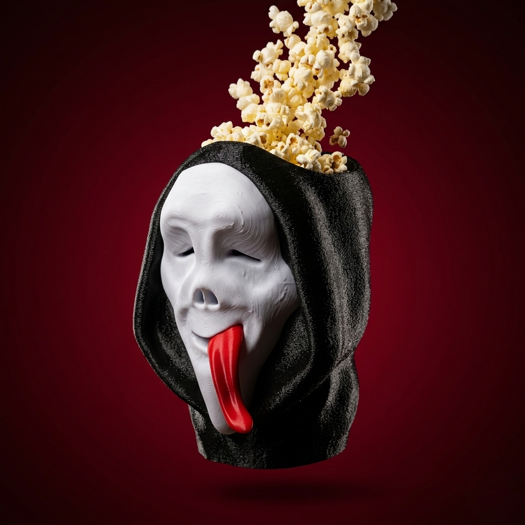 Balde de Pipoca Ghostface Scary Movie Todo Mundo em Pânico Wazzup