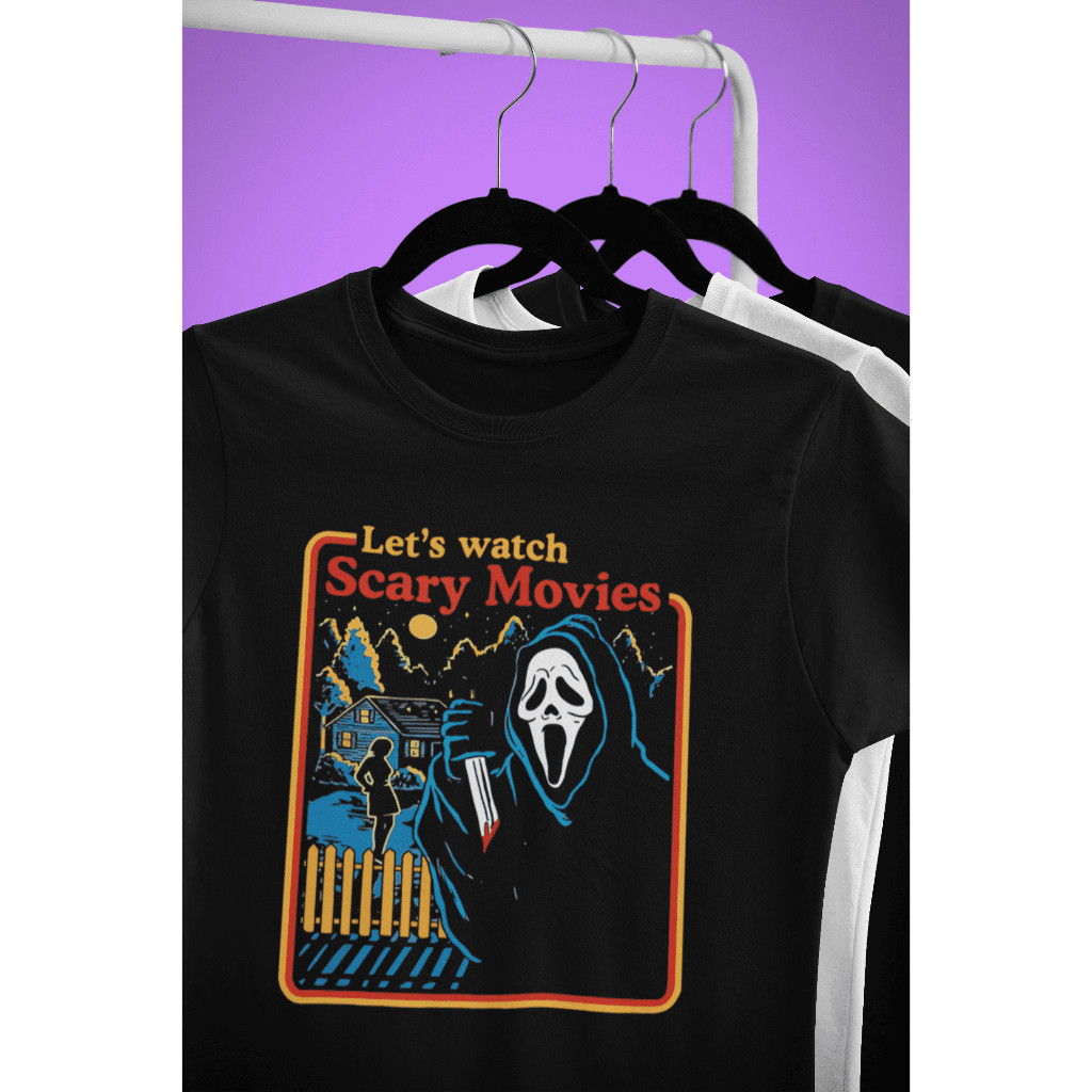 Camiseta Camisa Scary Movies Pânico Algodão Unissex