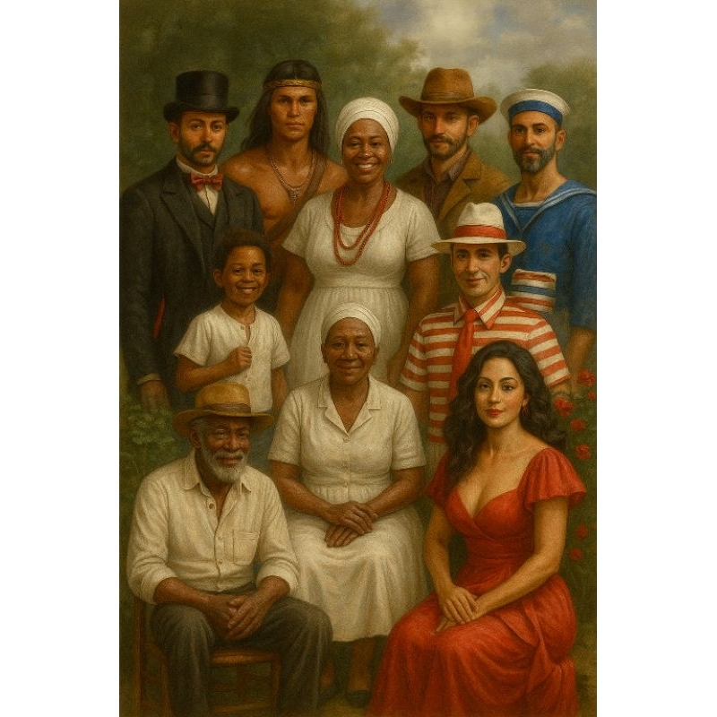 Quadro entidades umbanda Exu Pomba Gira  Marinhero Zé Pilntra Boiadero Caboclo Preto velho Preta Velha Mirim vovó e vovô