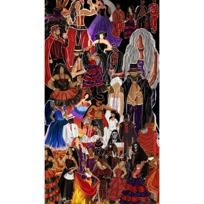 Quadro Decorativo Vários Orixás Exu e Pombagiras Placa Decorativa MDF Pomba gira,pombogira, Entidade Umbanda e Candomblé