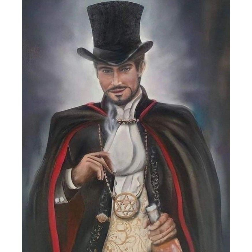 Quadro Exu Poderosa Entidade da Umbanda e Candomblé Placa Decorativa MDF