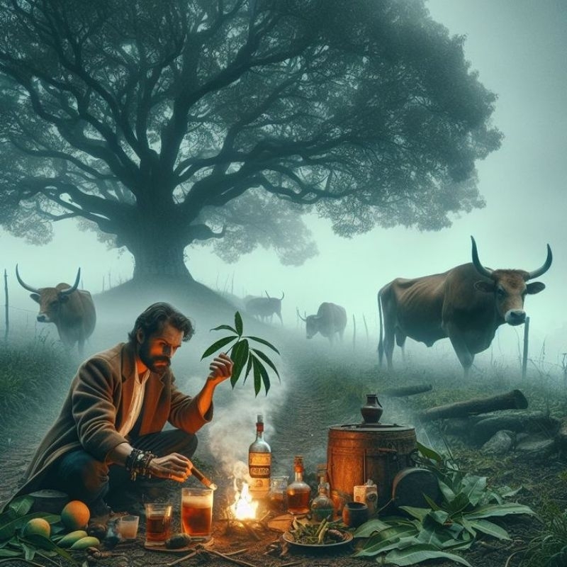 Quadro DECORATIVO Exu Mangueira Entidade Umbanda e CANDOMBLE