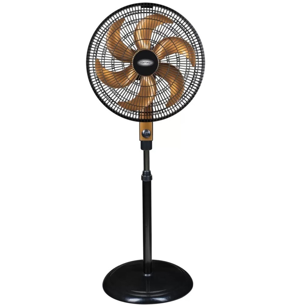 Ventilador De Coluna 40cm Ventimais Turbo 3 Vel 126w 220v Preto/Bronze