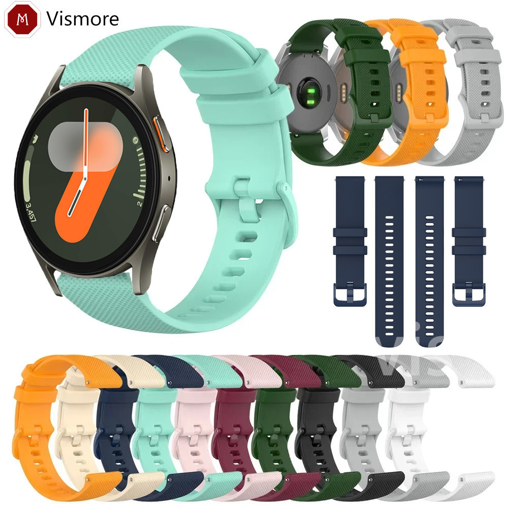 Pulseira Macia Para Samsung Galaxy Watch FE 7 6 5 4/Watch5 Pro/Watch6/watch4 Clássico 42mm 46mm 40mm 44mm 43mm 47mm Subs