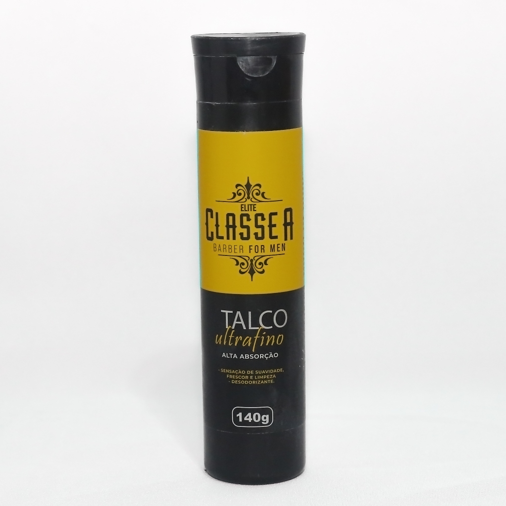 Talco Ultrafino Classe A 140g – Toque Suave, Controle da Oleosidade e Conforto