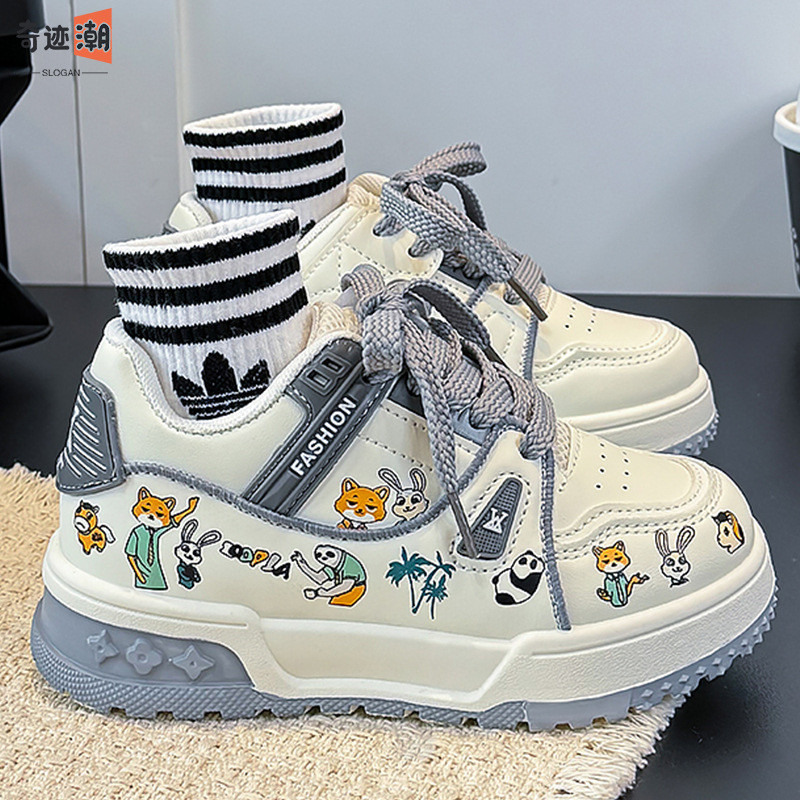 Meninos sapatos primavera outono 2026 crianças sapatos esportivos All-Match Casual meninas gordura Ding pequeno tênis br