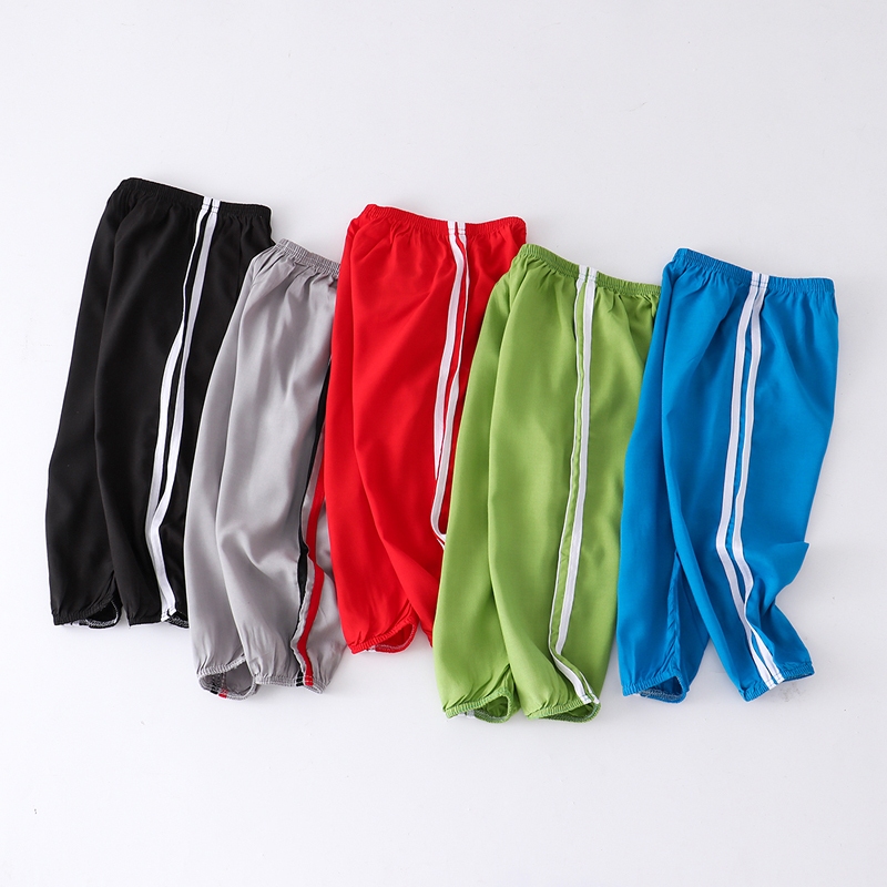 Calças Compridas Infantis De Verão 90-150 Cm Para Meninos Bloomers Meninas Estilo Esportivo Casuais Primavera
