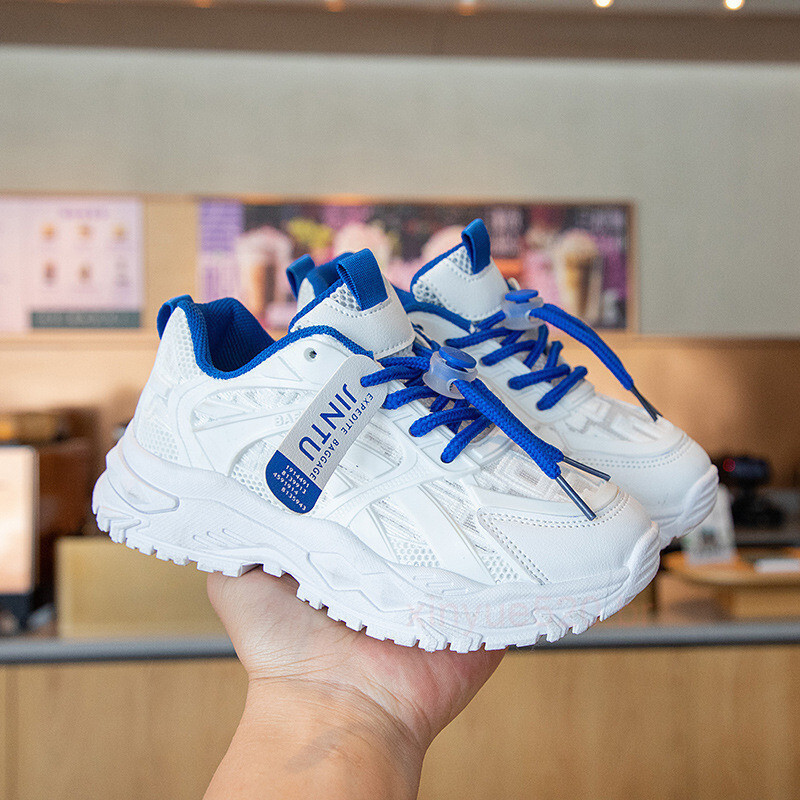 Meninos meninas sapatos esportivos novo estilo 2026 primavera verão confortável respirável tênis de corrida sapatos bran