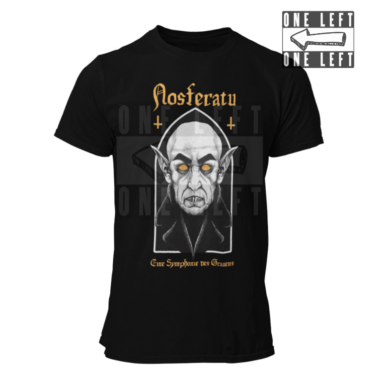 Camiseta Nosferatu Filme de Terror Clássico Camisa 100% Algodão Blusa Unissex Gótico Conde Orlok Transilvânia