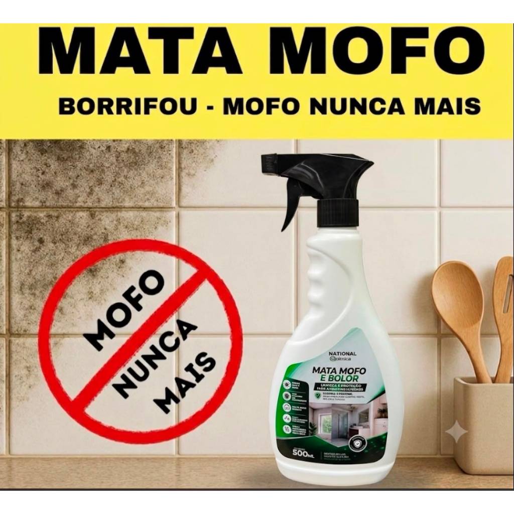 Mata Mofo E Bolor Guarda Roupa Armario Madeira Antimofo Liquid 1L National Quimica Pronto Uso Tirar Fungo De Moveis