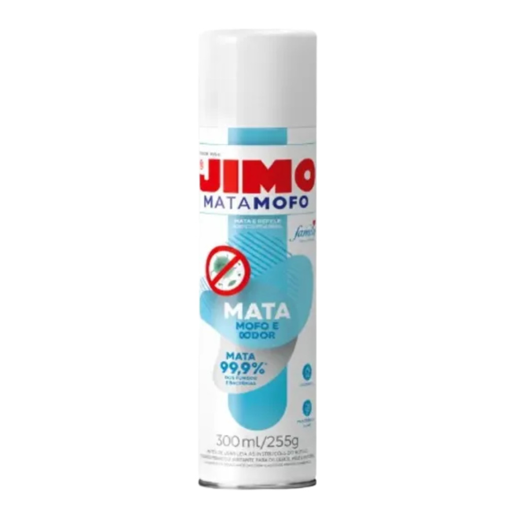 Mata Mofo e Bolor Jimo Sem Cloro 300ml para Azulejos Paredes Tecidos Banheiros e Áreas Úmidas